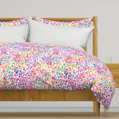 Spoonflower Lighthearted Pastel Large Duvet Cover