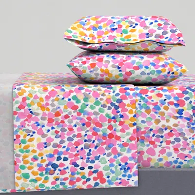 Spoonflower Lighthearted Pastel Large Scale Full Sheet Set