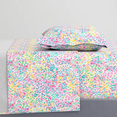 Spoonflower Lighthearted Summer Twin Sheet Set