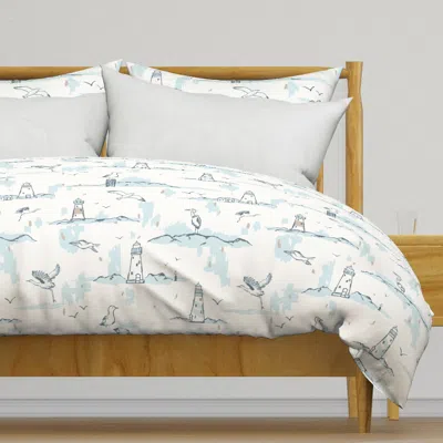 Spoonflower Lighthouse Light Large Duvet Cover