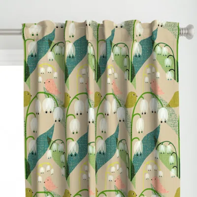 Spoonflower Lilies Of The Valley For Curtain Panel