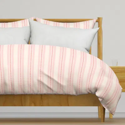 Spoonflower Linen Look Rustic Boho Duvet Cover