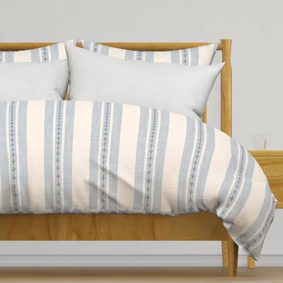 Spoonflower Linen Look Rustic Farmhouse Duvet Cover