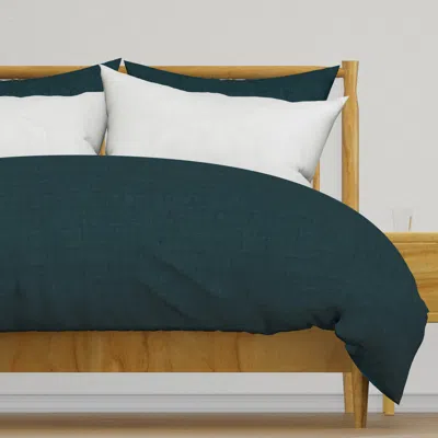 Spoonflower Linen Look Texture - Classic Duvet Cover