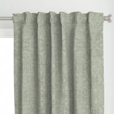 Spoonflower Linen Look Texture - Curtain Panel