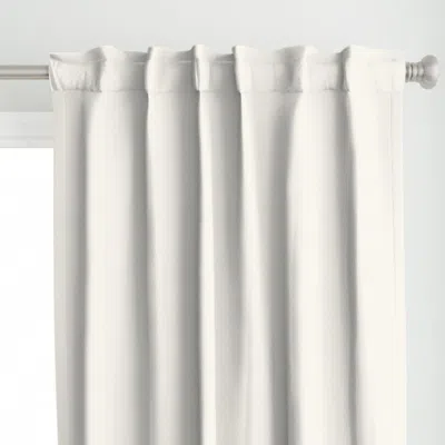 Spoonflower Linen Look Texture Curtain Panel