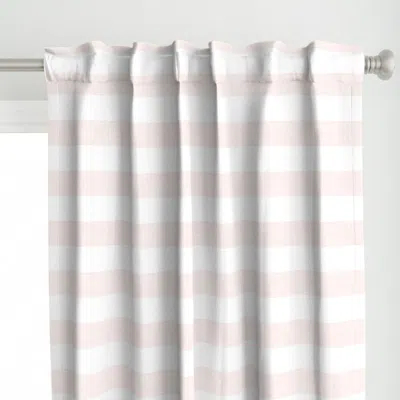 Spoonflower Linen Luxe Stripe Curtain Panel