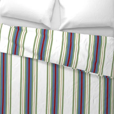 Spoonflower Lmlm Stripes Wide Cotton Sateen 3.5 oz 26" X 20" Standard Knife Edge