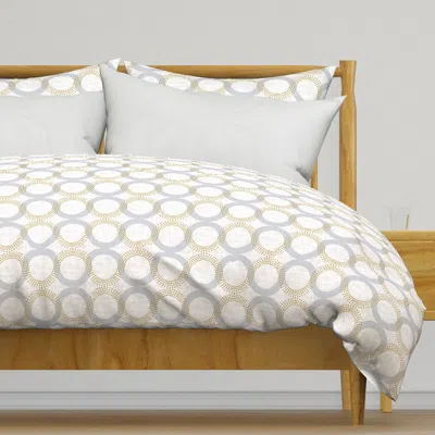 Spoonflower Looped (with Shell Pink) Mid Duvet Cover