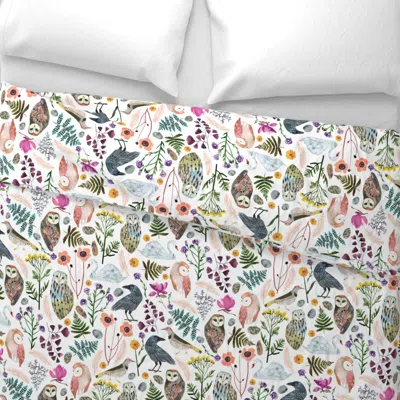 Spoonflower Lucid Dreams Miss Mystic - Large Wide Cotton Sateen 3.5 oz 26" X 20" Standard Knife Edge