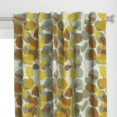 Spoonflower Lunaria On A Fall Day Et Curtain Panel