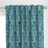 Spoonflower (m) Deco Thistle - Retro Curtain Panel