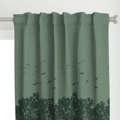 Spoonflower M - Elegant Forest Curtain Panel
