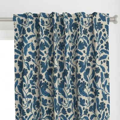 Spoonflower (m) Frenchie Romantic Curtain Panel
