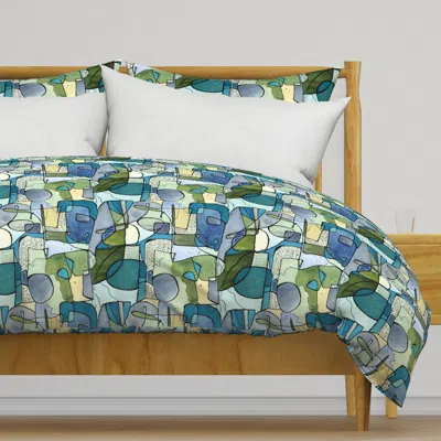 Spoonflower (m) Mid Century Modern Duvet Cover