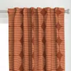 Spoonflower M/ Rust Orange & Curtain Panel