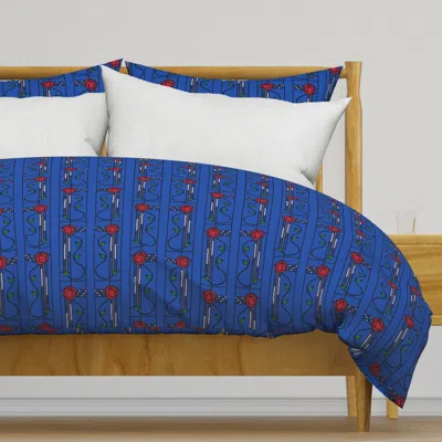 Spoonflower Mackintosh Glasgow Rose Duvet Cover