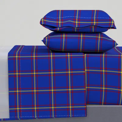 Spoonflower Maclaine Hunting Tartan From 1908 / Maclaine Of Lochbuie Hunting 4 Modern Queen Sheet Se