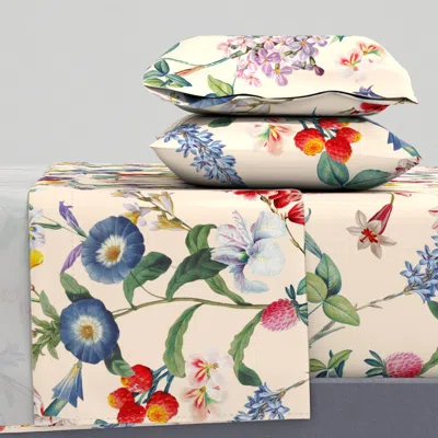 Spoonflower Magical Garden Xxiv King Sheet Set