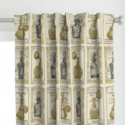 Spoonflower Main Street Perfume Curtain Panel
