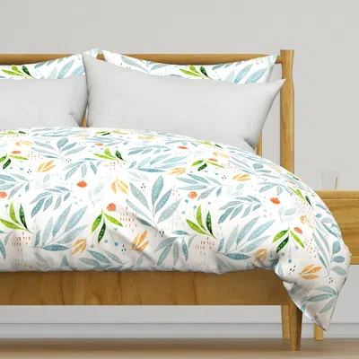 Spoonflower Malibu Blues - Lucinda Wei Duvet Cover