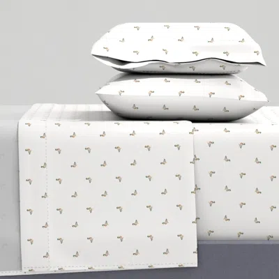 Spoonflower Mallard Ducks Cal King Sheet Set