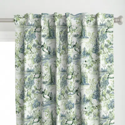 Spoonflower Mallards In The Meadow Curtain Panel