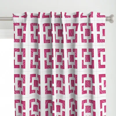 Spoonflower Mcm Palm Springs Square Curtain Panel