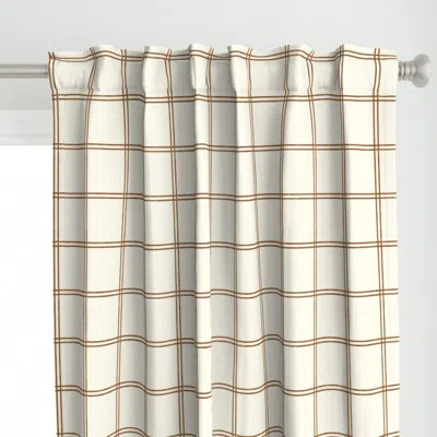 Spoonflower (med Scale) Brooks Plaid Curtain Panel