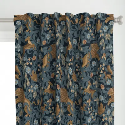 Spoonflower Medieval Garden Curtain Panel