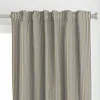 Spoonflower Medium Dark Olive Black Curtain Panel