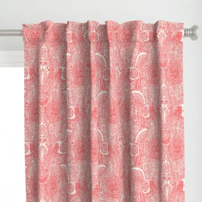Spoonflower (medium) Linen Textured Curtain Panel
