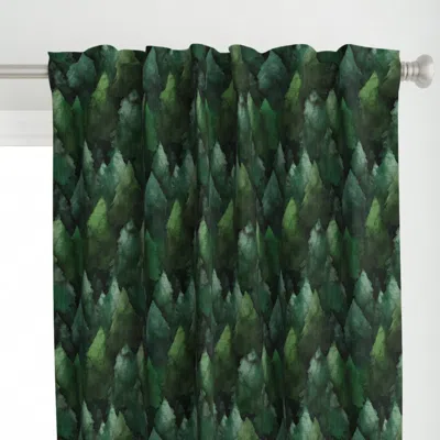 Spoonflower Medium Scale Watercolour Curtain Panel