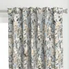 Spoonflower Melody Haven- Cream/white Curtain Panel
