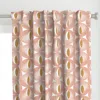 Spoonflower Mid Century Atomic Oval Curtain Panel
