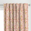 Spoonflower Mid Century Atomic Oval Curtain Panel