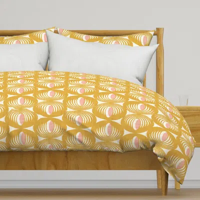 Spoonflower Mid Century Atomic Oval Duvet Cover