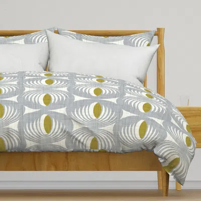 Spoonflower Mid Century Atomic Oval Duvet Cover