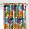 Spoonflower Mid Century Celebration Curtain Panel