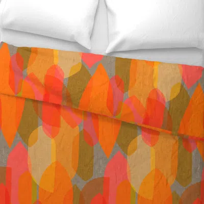 Spoonflower Mid Century Colour Blocks Electric Dreams King Pillow Sham