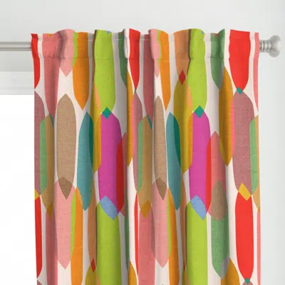 Spoonflower Mid Century Droplets Curtain Panel