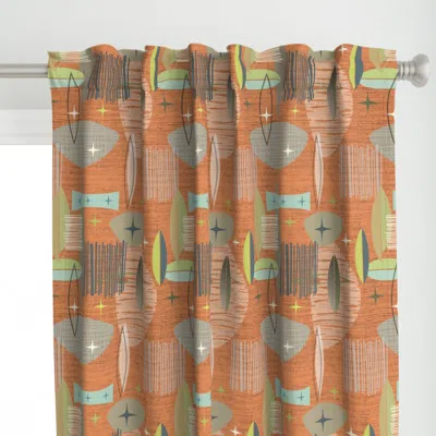 Spoonflower Mid Century Graphic Curtain Panel