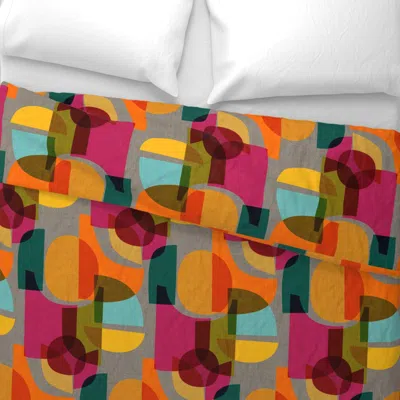 Spoonflower Mid Century Kaleidoscope King Pillow Sham
