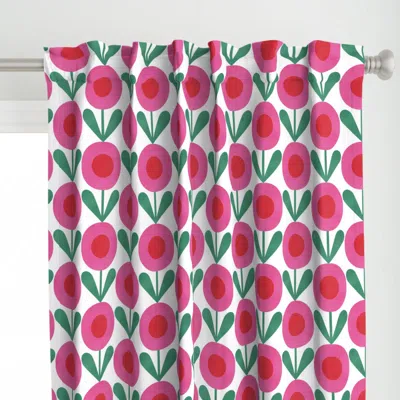 Spoonflower Mid Century Modern Bright Curtain Panel