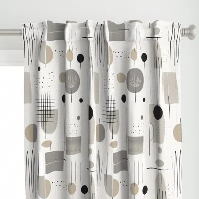 Spoonflower Mid Century Modern Curtain Panel