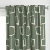 Spoonflower Mid Century Modern Curtain Panel
