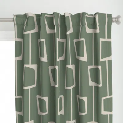 Spoonflower Mid Century Modern Curtain Panel