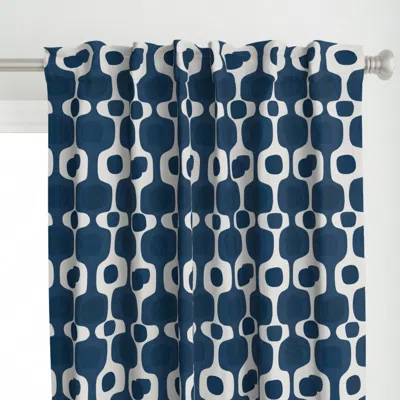 Spoonflower Mid Century Modern Curtain Panel