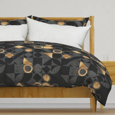 Spoonflower Mid-century Concrete Collage Duvet Cover
