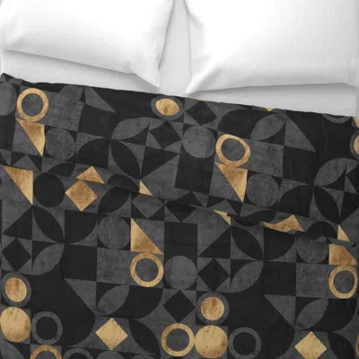 Spoonflower Mid-century Concrete Collage Euro Pillow Sham